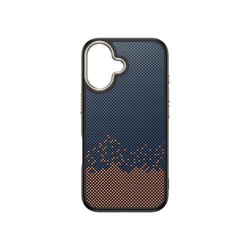 Apple iPhone 16 Plus Kılıf M-safe Şarj Özellikli Karbon Fiber Görünümlü Zore Antina Kapak