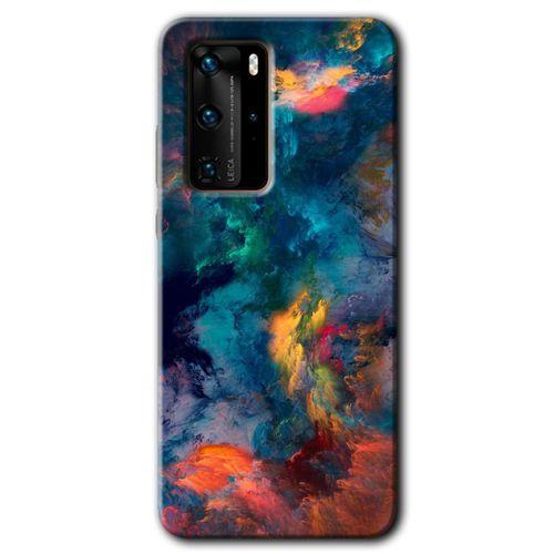 Huawei P40 Pro Kılıf HD Desen Baskılı Arka Kapak - Color Storm