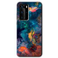 Huawei P40 Pro Kılıf HD Desen Baskılı Arka Kapak - Color Storm