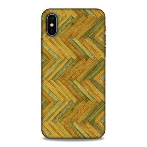 Lopard Apple iPhone XS Uyumlu Kılıf Wood'X (32) Soft Silikon Kılıf Desenli