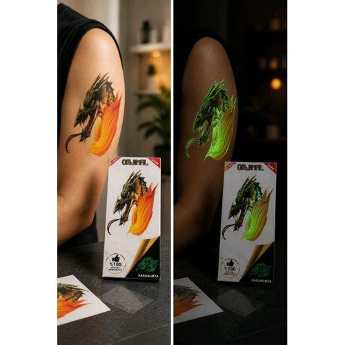 Monalisa Home  Kalıcı Gece Fosforlu Figürlü Dövme
