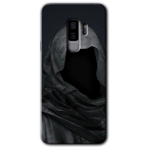 MRCİLETİSİM MRCİLETİSİM Samsung Galaxy S9 Plus Kılıf HD Desen Baskılı Arka Kapak + Temperli Cam - Death