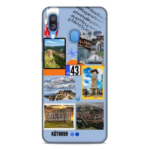 Lopard Samsung Galaxy A40 Uyumlu Kılıf Şehirli ※ (43) Kütahya Thin Fit Kılıf