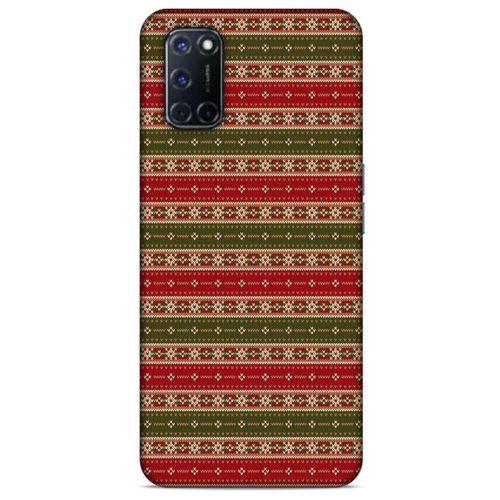 Kazak (28) Desenli Silikon Kapak Oppo A92 Kılıf