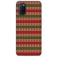 Kazak (28) Desenli Silikon Kapak Oppo A92 Kılıf