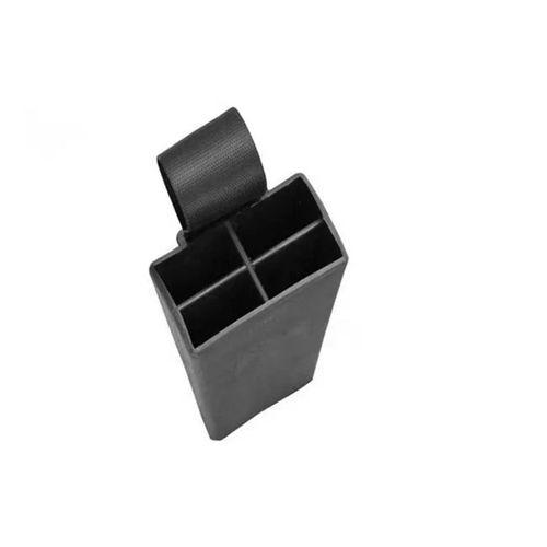 Plastik Bıçak Kütüklüğü 4 Lü - Kırmızı, Plastik, Kemerlikli Bıçak Çanta