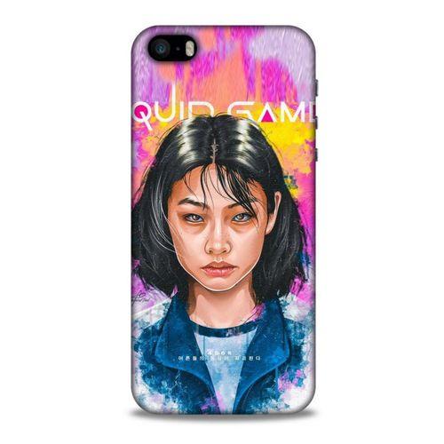 Apple iPhone SE Uyumlu Kılıf Squid Game (47) Crystal Flex Kılıf Dae-Hyun