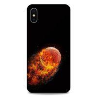 Lopard Apple iPhone XS Max Uyumlu Kılıf FireX (32) Soft Silikon Kılıf Basketbol Topu