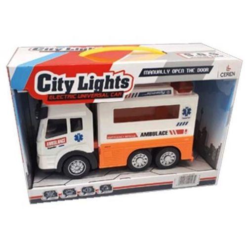 Ceren Toys Işıklı ve Sesli Ambulans Kamyon