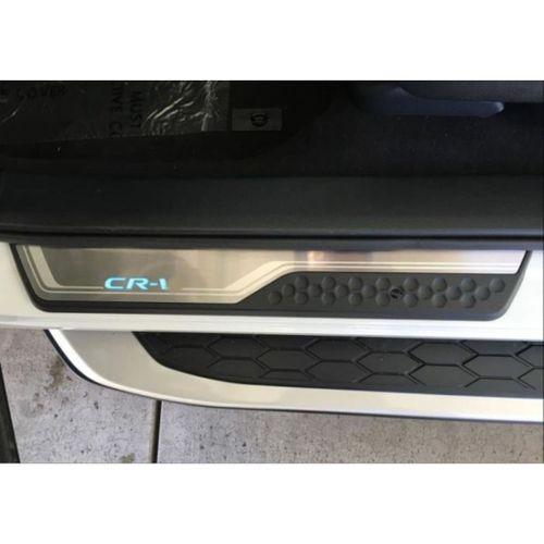Honda Cr-V Uyumlu 2018-2019 Kapı Eşigi Nikelajı Mavi