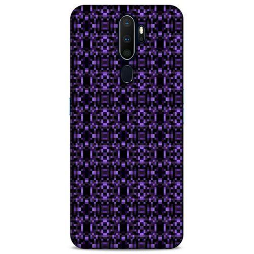Lopard Oppo A9 2020 Uyumlu Kılıf PiXel (22) Tam Koruma Kılıfı Mor