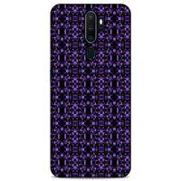 Lopard Oppo A9 2020 Uyumlu Kılıf PiXel (22) Tam Koruma Kılıfı Mor