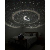 Fişli Yıldız Projektör Gece Lambası Müzikli