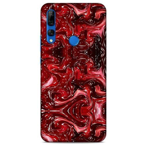 Mermer Desenli (45) Tema Liquid Air Kılıf Şarap Huawei Y9 Prime 2019 Kılıf