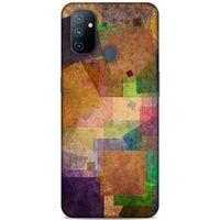 Lopard One Plus Nord N100 Uyumlu Kılıf Soyut Sanat (37) Silicone Cover Baskılı