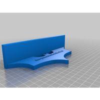 Batman Rafı Geniş Raf ve Şık Yazı ile (Bu ürün Sadece Plastik parçadır - Almadan Önce Soru Sorabilirsiniz)