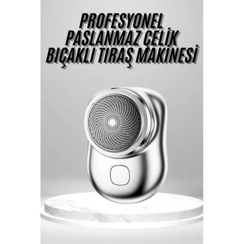 Mini Sıfır Sakal Yanak Tıraş Makinesi Usb Sıfır Sakal Taşınabilir Korumalı