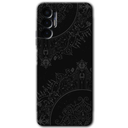 Tecno Pova 3 Kılıf HD Desen Baskılı Arka Kapak - Siyah Mandala