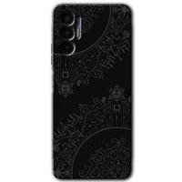 Tecno Pova 3 Kılıf HD Desen Baskılı Arka Kapak - Siyah Mandala