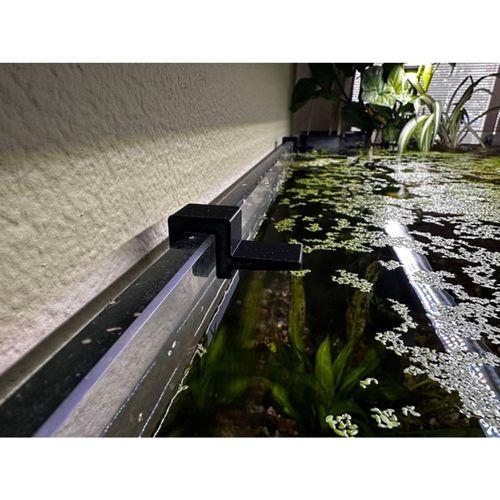 Akvaryum Kapağı Destek Tutucu 3D Baskı (Bu ürün Sadece Plastik parçadır - Almadan Önce Soru Sorabilirsiniz)