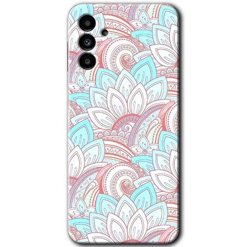 Samsung Galaxy M23 Kılıf Baskılı Kapak - Çin Mandala 1 + 5D Tam Kaplayan Cam