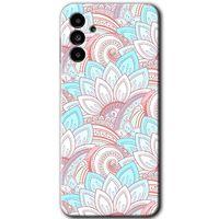 Samsung Galaxy M23 Kılıf Baskılı Kapak - Çin Mandala 1 + 5D Tam Kaplayan Cam
