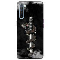 Lopard Oppo Reno 3 Uyumlu Kılıf Tattoo's (11) Tam Koruma Yılan Dövmesi