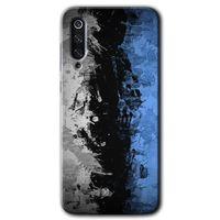 MRCİLETİSİM Xiaomi Mi 9 SE Kılıf HD Desen Baskılı Arka Kapak+Temperli Cam - Abstract Wallpaper