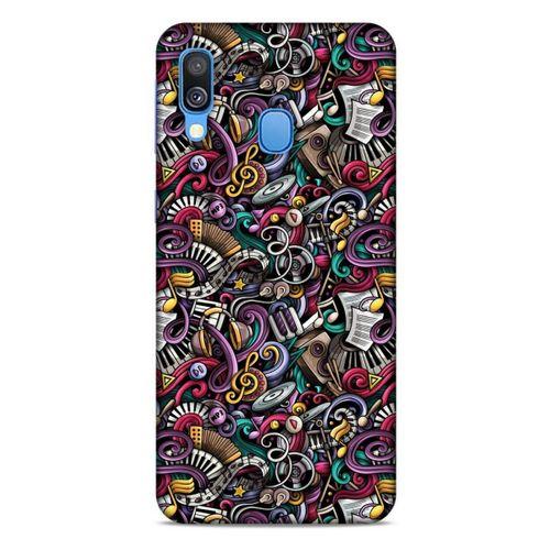 Graffitix (4) Desenli Silikon Kapak Samsung Galaxy A40 Kılıf