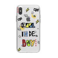 iPhone X Cool It Be Boy Premium Şeffaf Silikon Kılıf