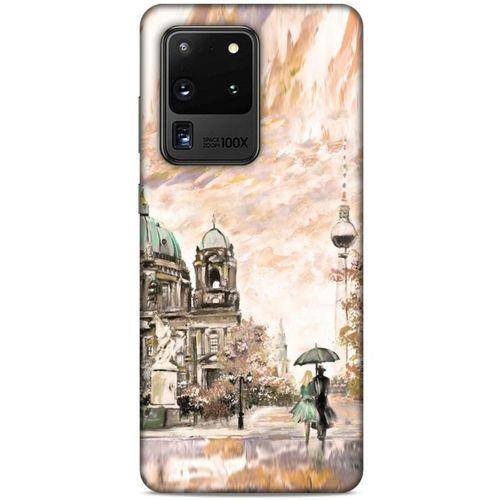 Cityx (10) Samsung Galaxy S20 Ultra Kılıf Silikon Kapak Desenli