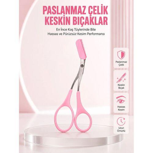 Taraklı Kaş Düzeltme Makası – Hassas Şekillendirme Ve Kolay Kullanım
