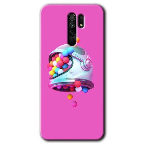Potkal Hediye Fabrikası Xiaomi Redmi 9 Kılıf HD Desen Baskılı Arka Kapak - Uzay Başlığı