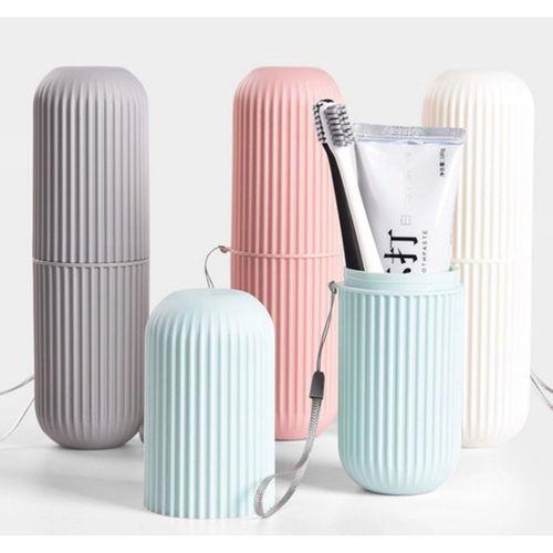 Seyahat Tipi Diş Macunu ve Fırçası Kabı 4 Renk