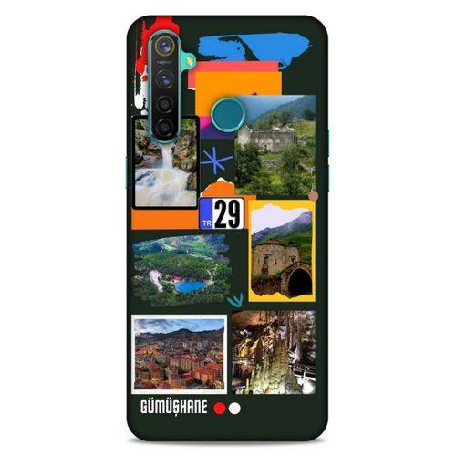 Lopard Oppo Realme 5 Pro Uyumlu Kılıf Şehirli ※ (29) Gümüşhane Arka Koruma Kılıfı