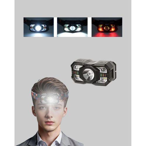 Hareket Sensörlü Şarjlı Led Far Suya Dayanıklı Çok Modlu