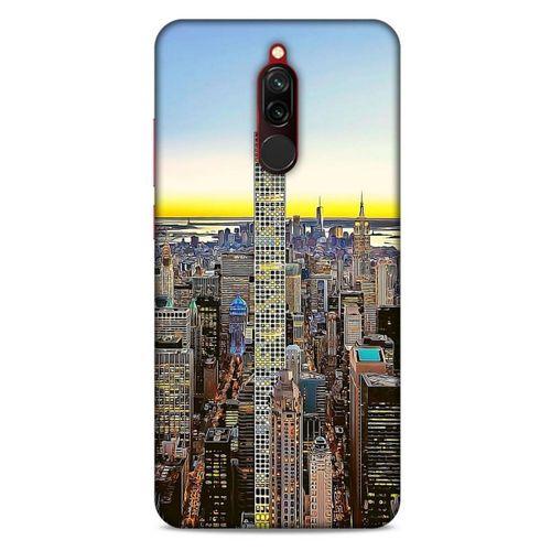 Xiaomi Redmi 8 Kılıf Dünya Mimarisi (43) Thin Fit Kılıf 432 Park Caddesi