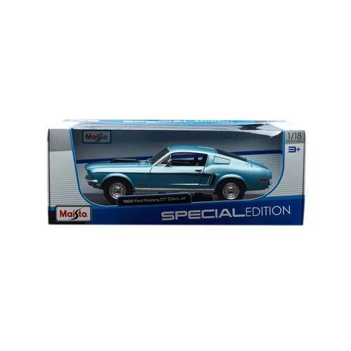 Eğitici Çocuk MAIS 31167 1968 Ford Mustang GT Cobra Jet 1 18