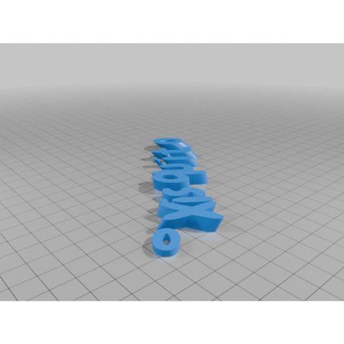 Xisquito Ayrı Anahtarlık 3D Baskı (Bu ürün Sadece Plastik parçadır - Almadan Önce Soru Sorabilirsiniz)