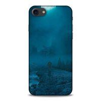 Lopard Apple Iphone 8 Uyumlu Kılıf Gece'S (45) Liquid Air Kılıf Turkuaz
