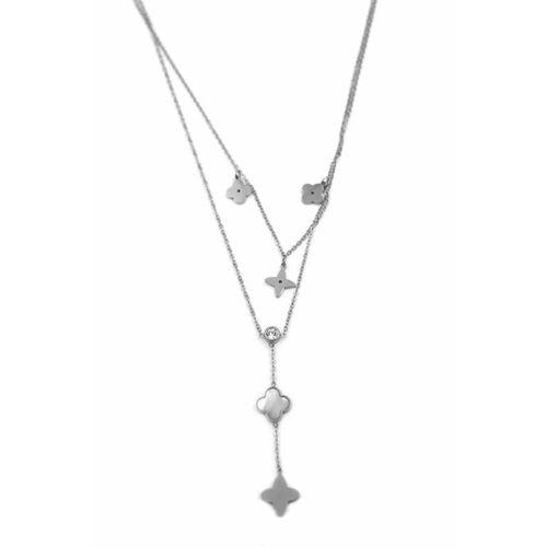 Vc Yonca Kolye - Gümüş