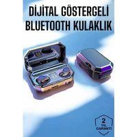 Dijital Göstergeli Bluetooth Bağlantılı Kulaklık Dokunmatik Kontrol