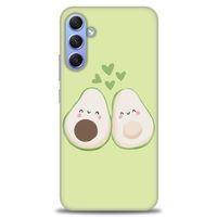 Samsung Galaxy A24 Kılıf HD Baskılı Kılıf - Avacado + Tam Ekran Koruyucu