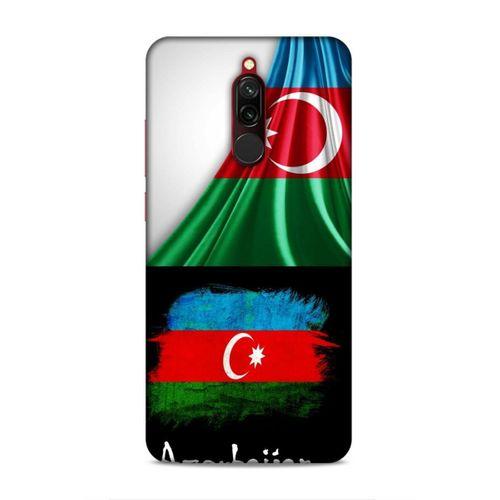 Xiaomi Redmi 8 Uyumlu Kılıf Azarbaijan (13) Silikon Kap Bayraklar