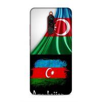Xiaomi Redmi 8 Uyumlu Kılıf Azarbaijan (13) Silikon Kap Bayraklar