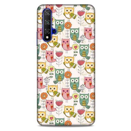 Baykuşlar (27) Desenli Silikon Kapak Telefon Kabı Huawei P Smart S Y8P Kılıf