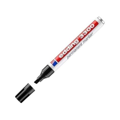 EDDİNG PERMANENT MARKÖR (KESİK UÇ) SİYAH (ED-3300)