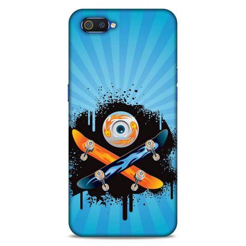 Lopard Oppo Realme C2 Uyumlu Kılıf Tattoo's (13) Silikon Kap Snowboard
