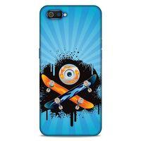 Lopard Oppo Realme C2 Uyumlu Kılıf Tattoo's (13) Silikon Kap Snowboard