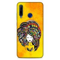 Lopard Huawei Honor 20 Lite Uyumlu Kılıf Sürreal Yüzler ♀ (34) Slim Armor Kılıf Desenli